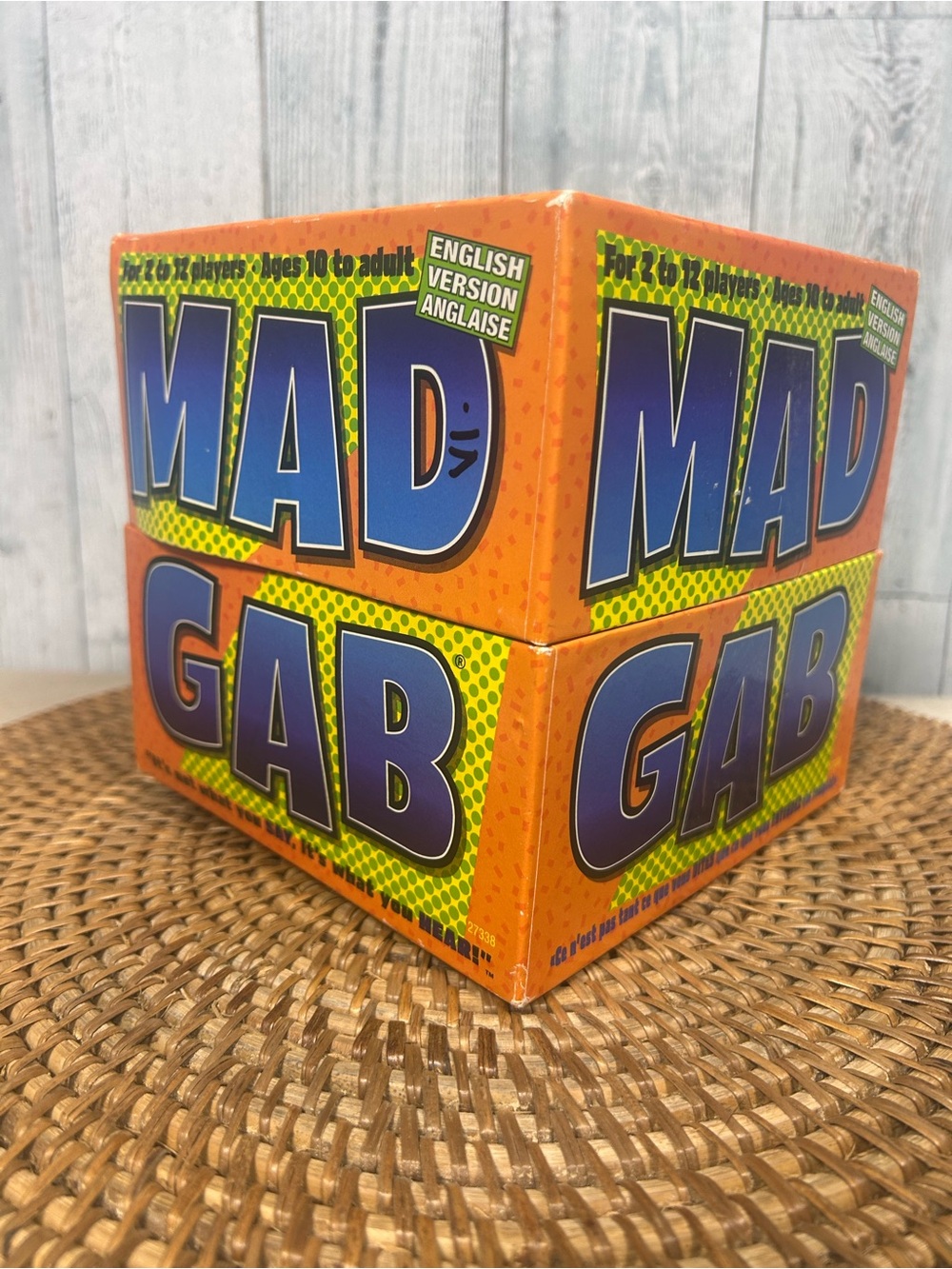 Vintage 1995 Mad Gab Board Game Patch Products Complete 90s Party Game